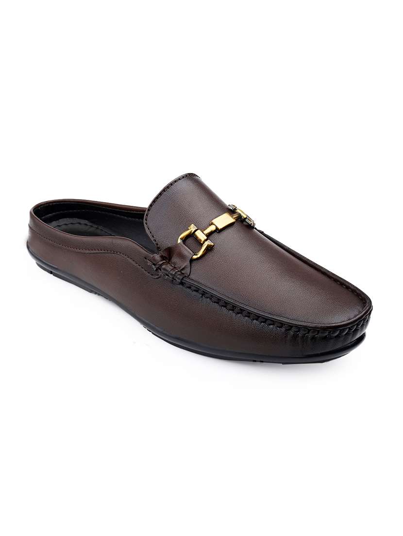 men solid slip on horsebit loafer - 22578958 -  Standard Image - 3
