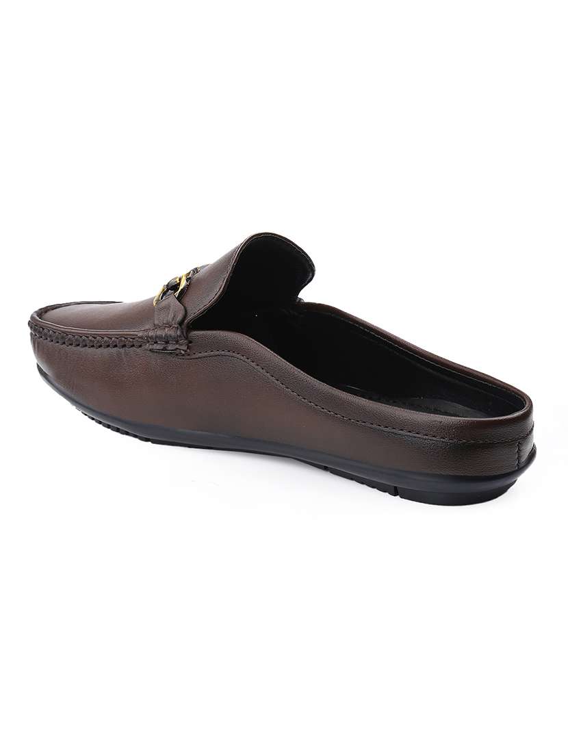 men solid slip on horsebit loafer - 22578958 -  Standard Image - 5