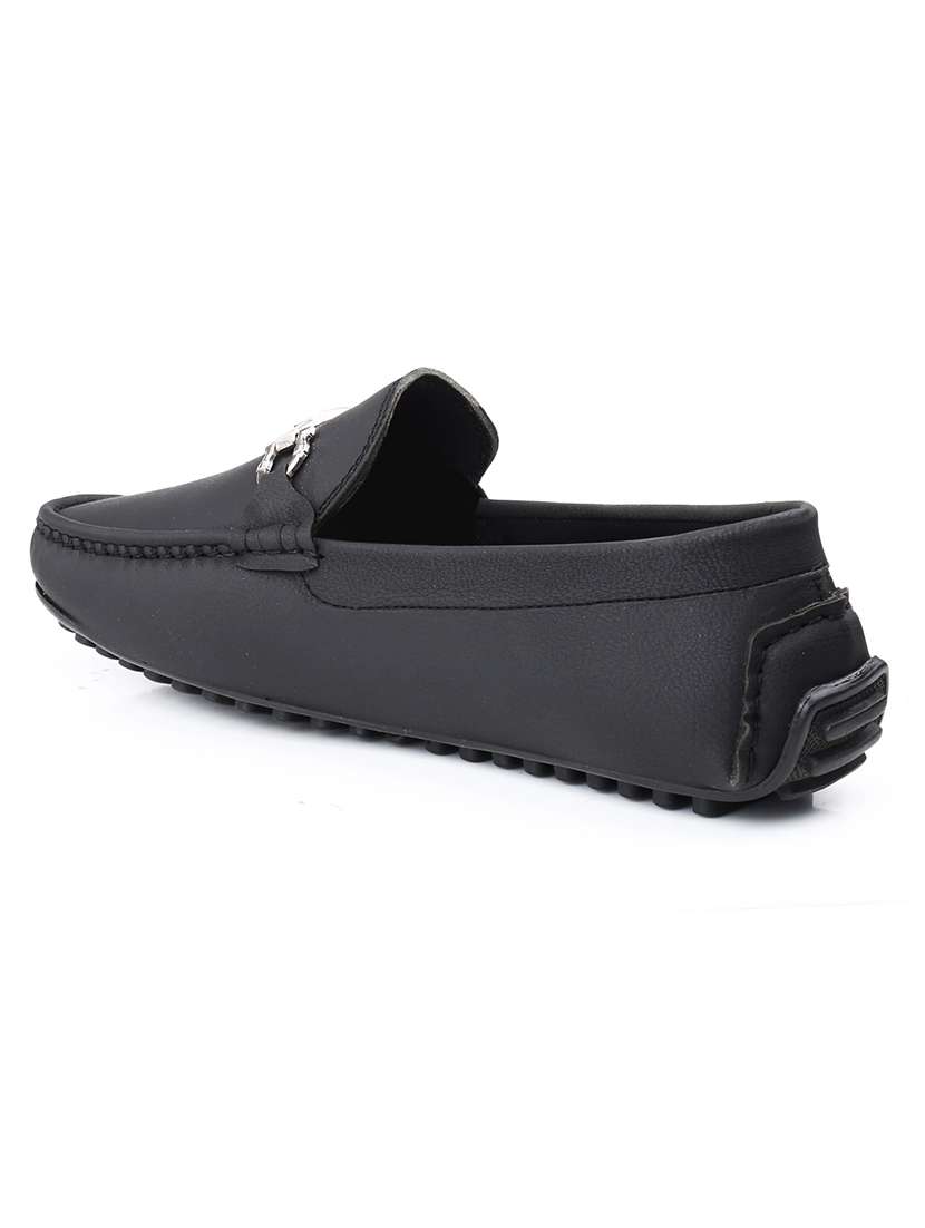 Men Solid Slip On Horsebit Loafer - 22578963 -  Standard Image - 5