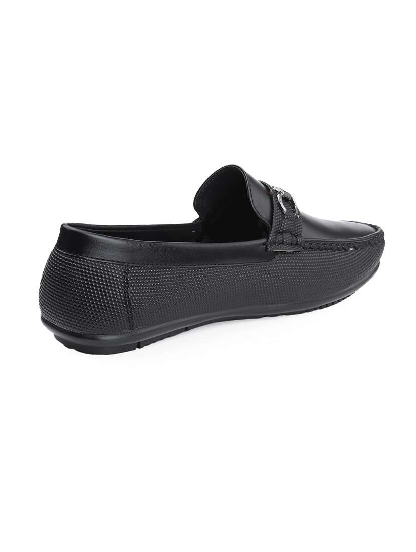 Men Textured Slip On Horsebit Loafer - 22578970 -  Standard Image - 5