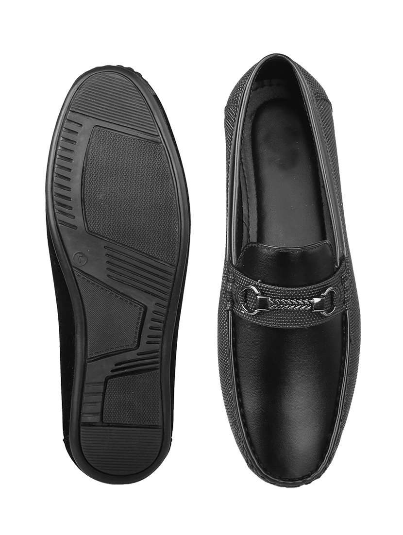 Men Textured Slip On Horsebit Loafer - 22578970 -  Standard Image - 8