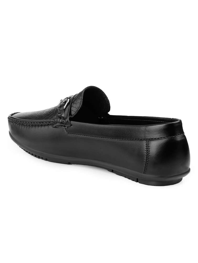 men textured slip on horsebit loafer - 22578979 -  Standard Image - 5