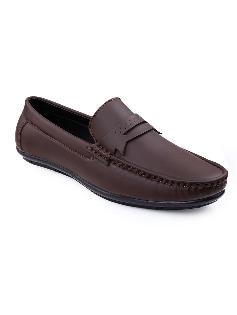 men solid slip on loafer - 22578981 -  Standard Image - 3