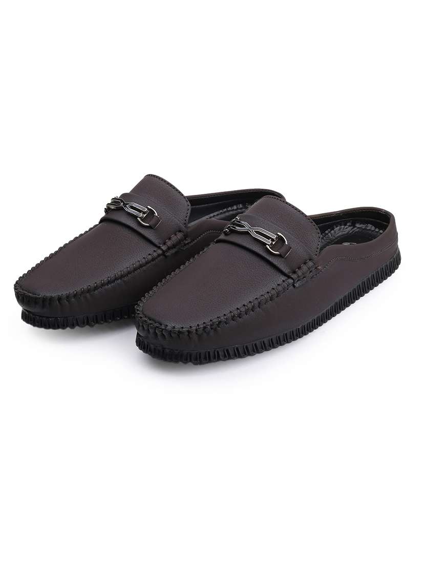 men solid slip on horsebit loafer - 22578987 -  Standard Image - 3