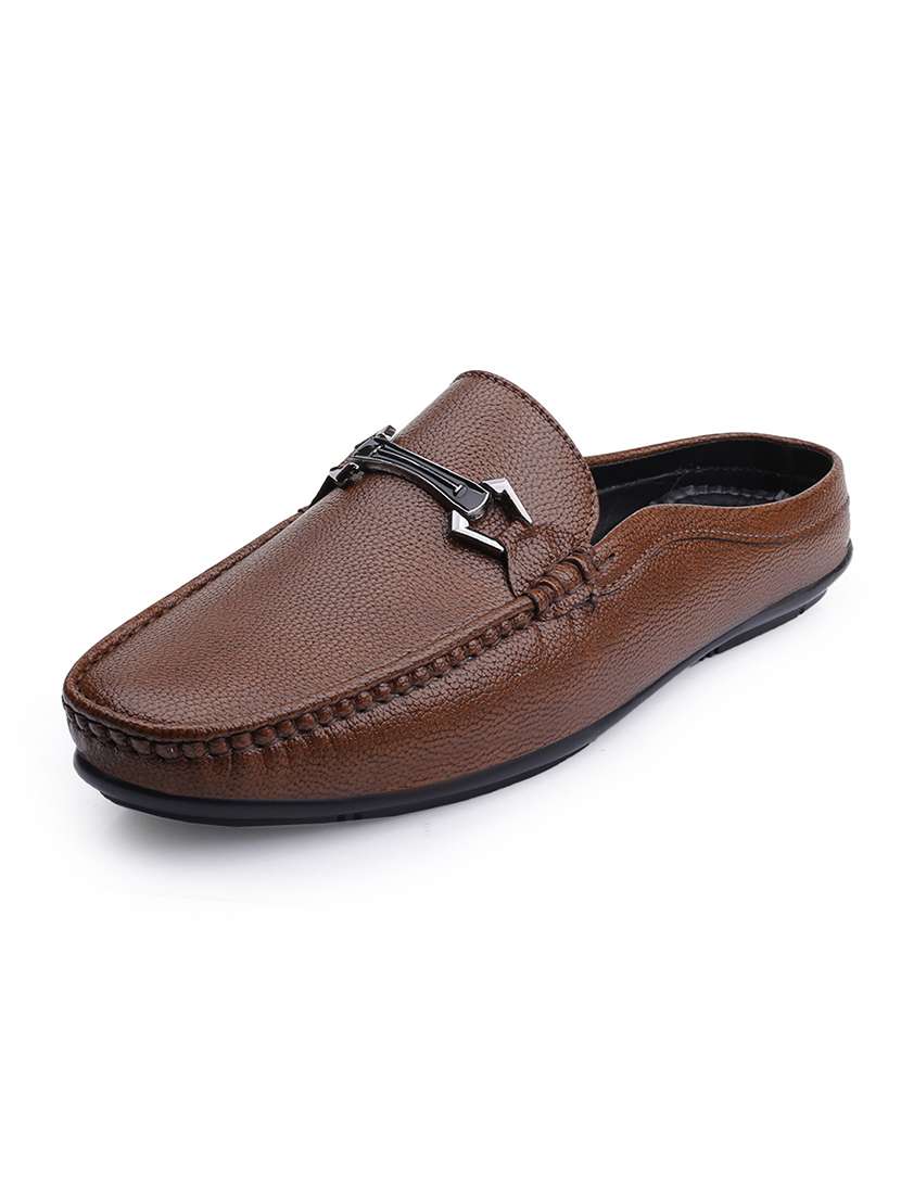 men solid slip on horsebit loafer - 22578990 -  Standard Image - 3