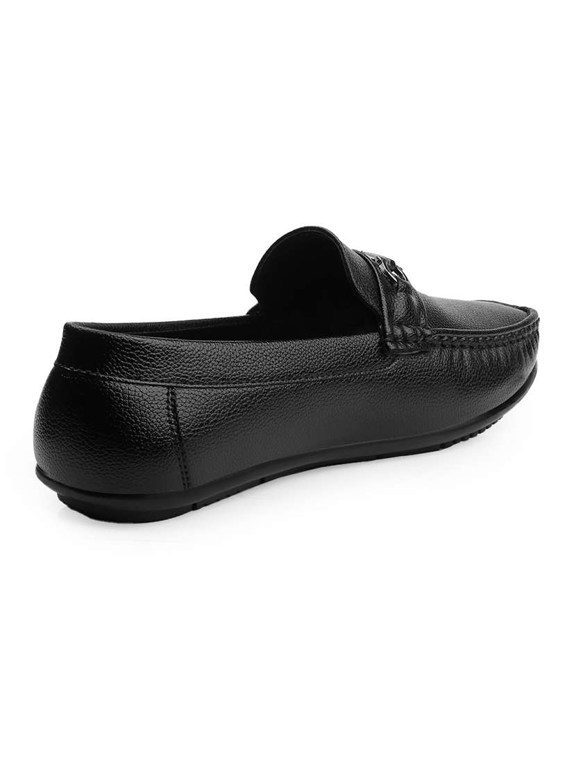 men solid slip on horsebit loafer - 22578994 -  Standard Image - 5
