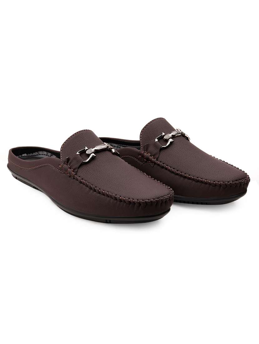 men solid slip on horsebit loafer - 22578999 -  Standard Image - 3