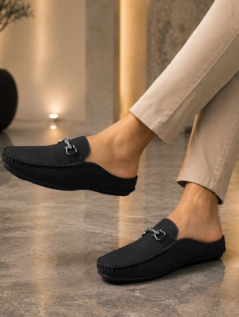 men solid slip on horsebit loafer - 22579000 -  Standard Image - 5