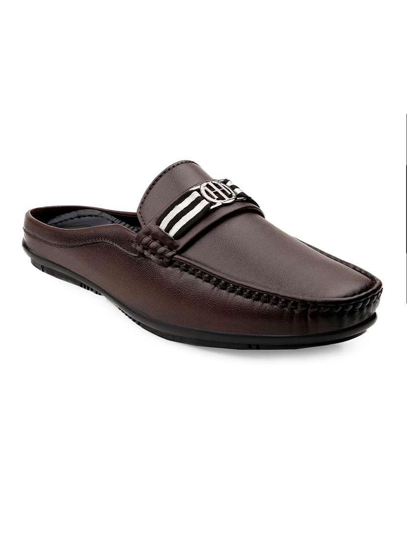 Men Solid Slip On Horsebit Loafer - 22579001 -  Standard Image - 3