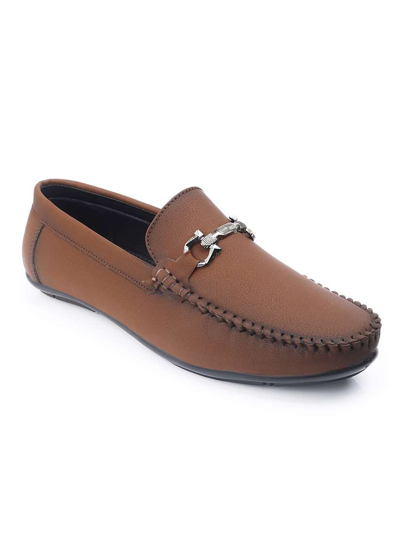 men solid slip on horsebit loafer - 22579005 -  Standard Image - 3