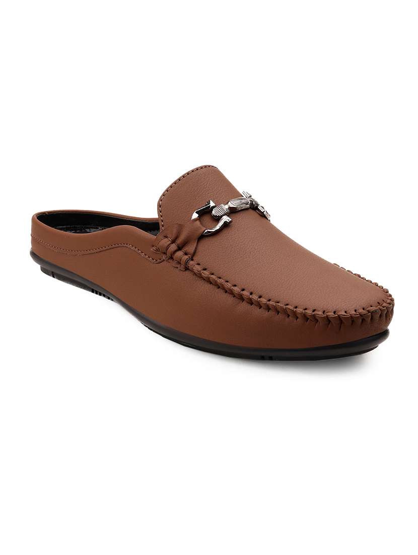 men solid slip on horsebit loafer - 22579006 -  Standard Image - 3