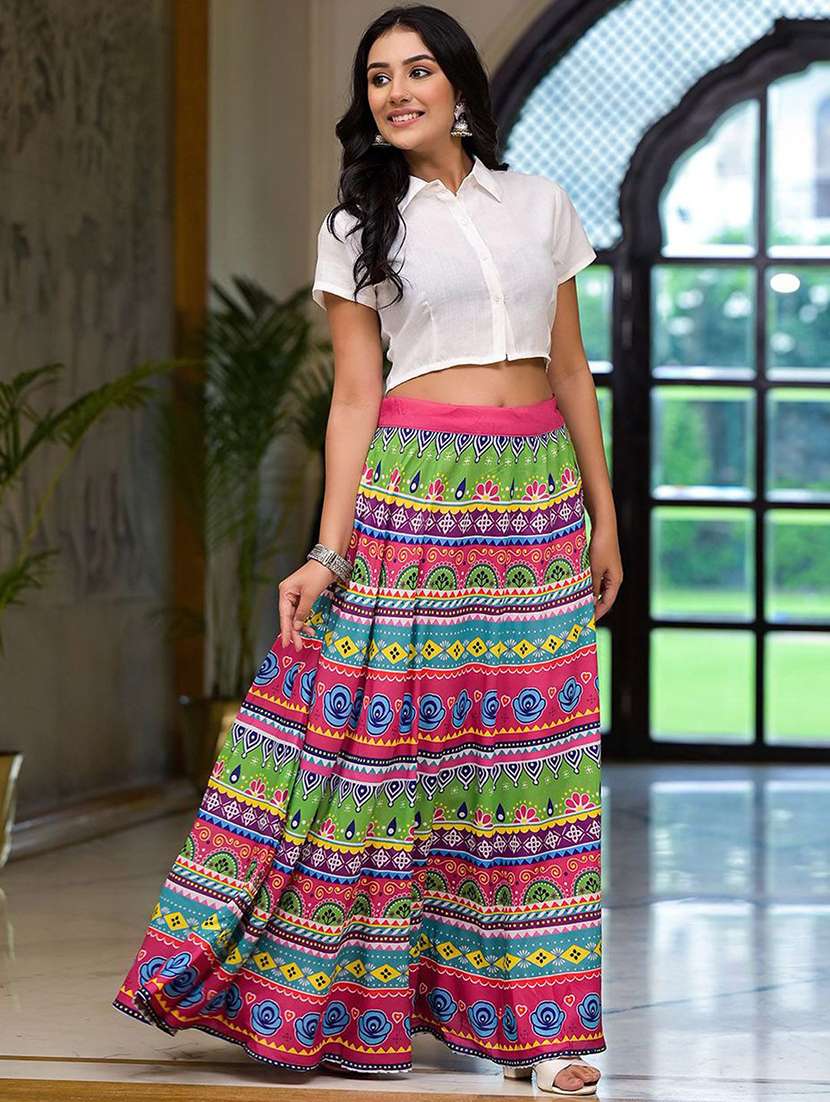 Women Printed Short Sleeves Ethnic Co-ord Set - 22579059 -  Standard Image - 3