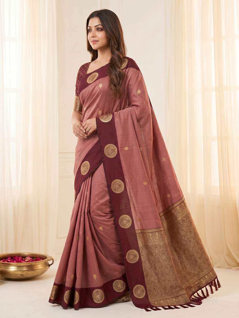women self design banarasi saree with blouse - 22579367 -  Standard Image - 3