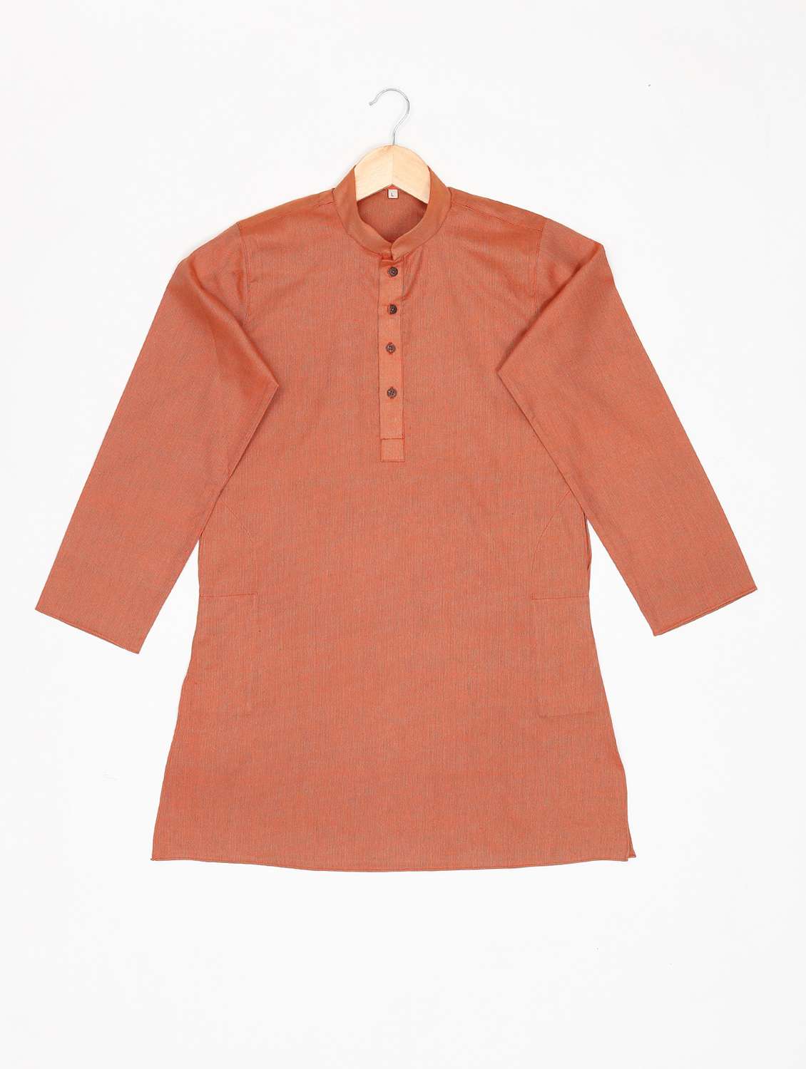 boys printed long sleeves kurta