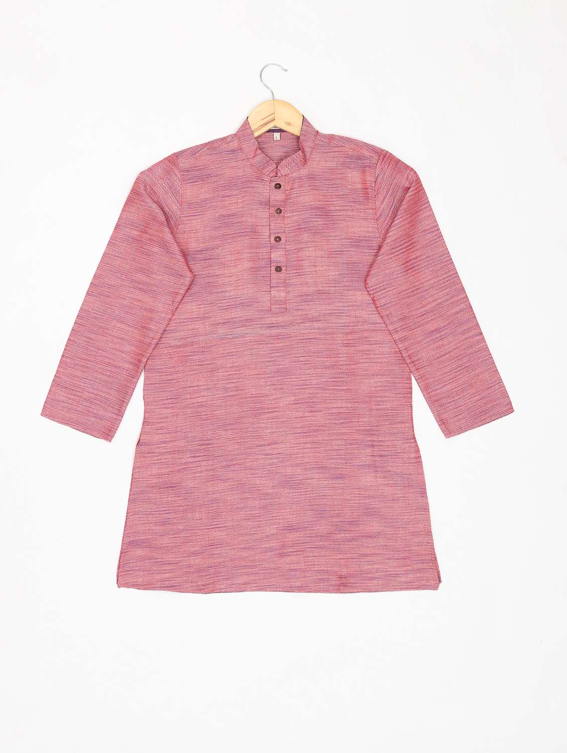 boys self design long sleeves kurta