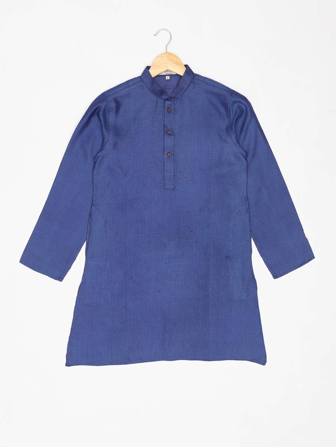 boys self design printed long sleeves kurta