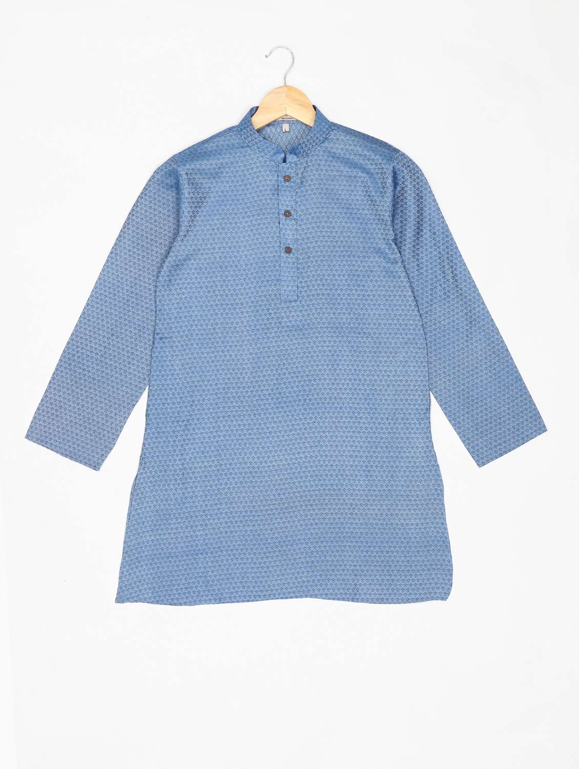 boys printed long sleeves kurta