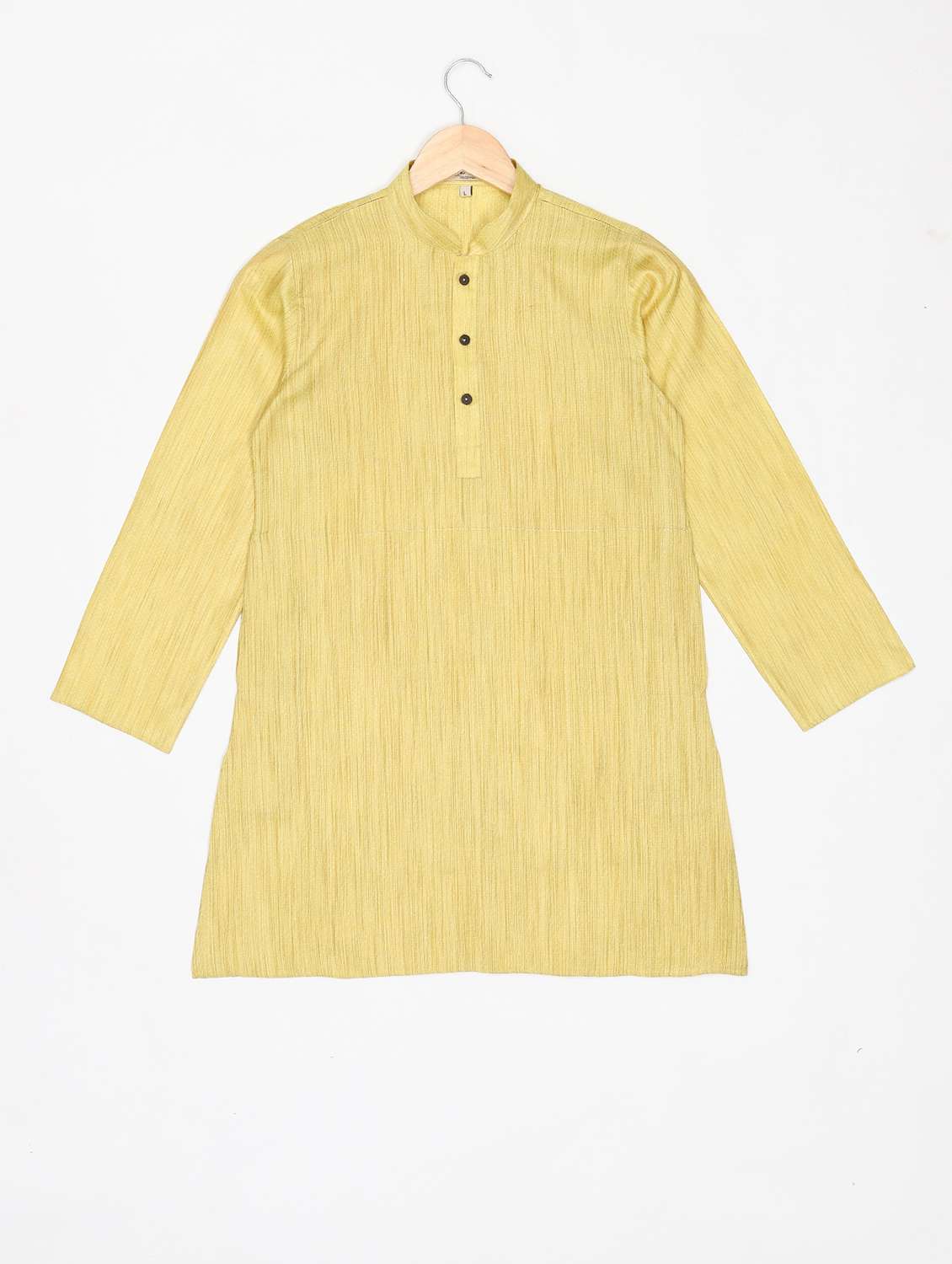 boys self design long sleeves kurta