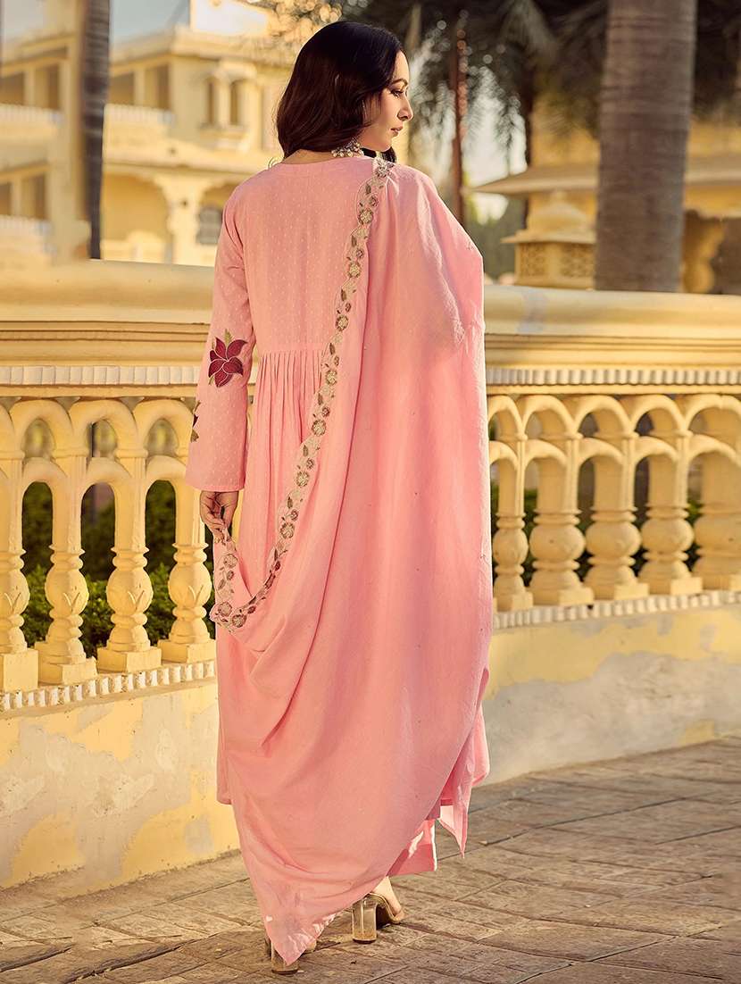 women printed long sleeves kurta pant set with dupatta - 22579819 -  Standard Image - 3