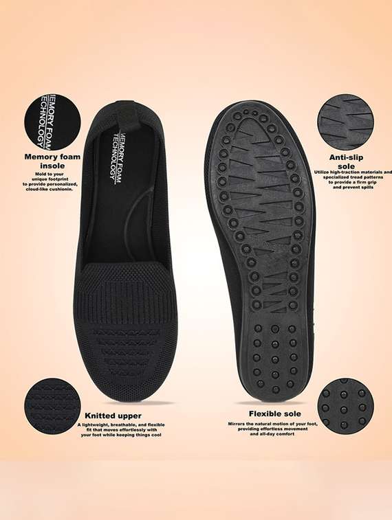 black synthetic ballerina - 22580452 -  Standard Image - 3