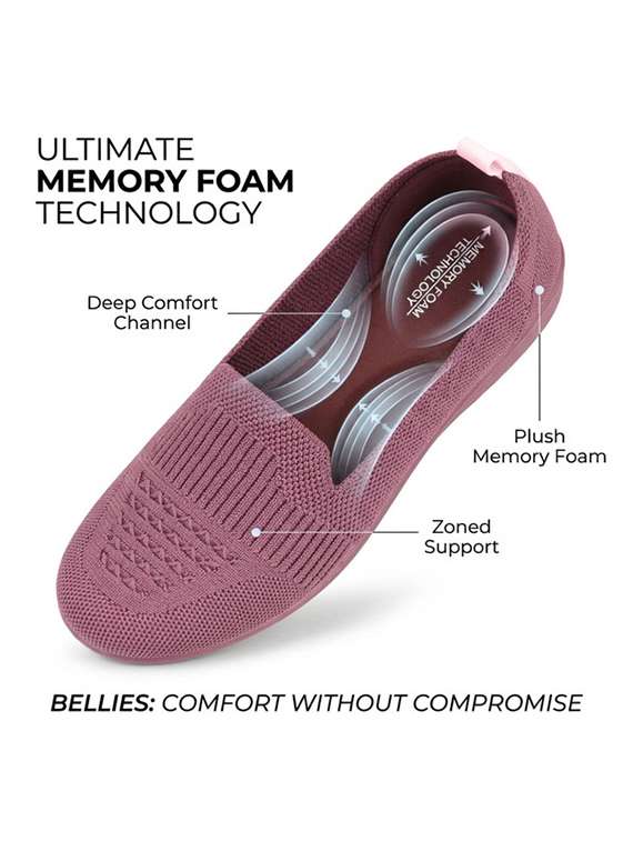 Pink Synthetic Ballerina - 22580453 -  Standard Image - 3