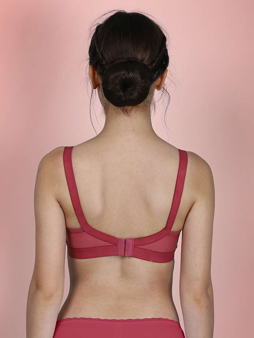 Women Pack Of 2 Solid Full Coverage Regular Bra - 22580743 -  Standard Image - 3