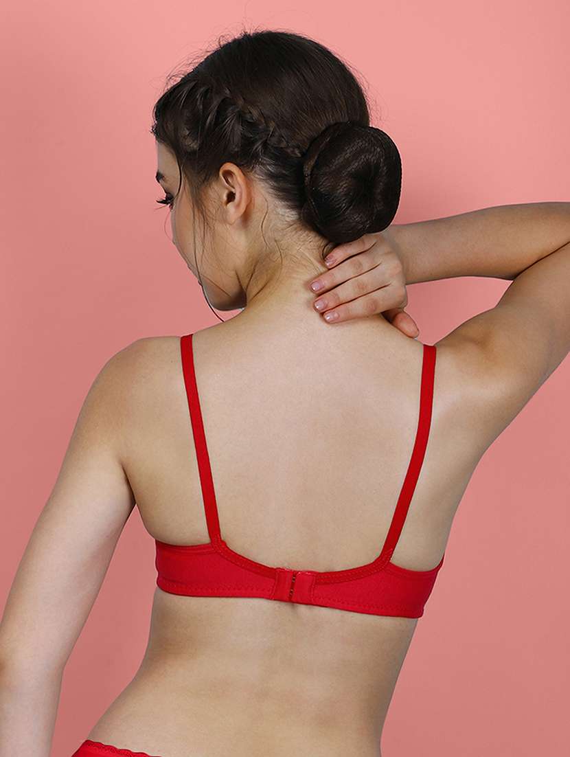 women pack of 2 solid full coverage bra - 22580768 -  Standard Image - 3