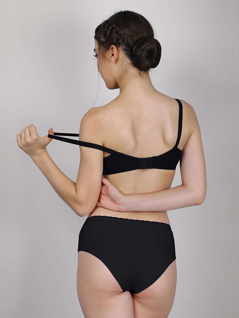 Women Pack Of 2 Solid Full Coverage Regular Bra - 22580788 -  Standard Image - 3