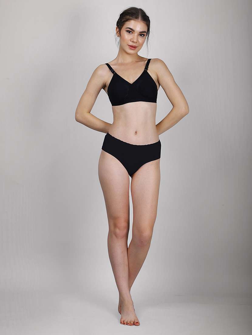 Women Pack Of 2 Solid Full Coverage Bra - 22580798 -  Standard Image - 3