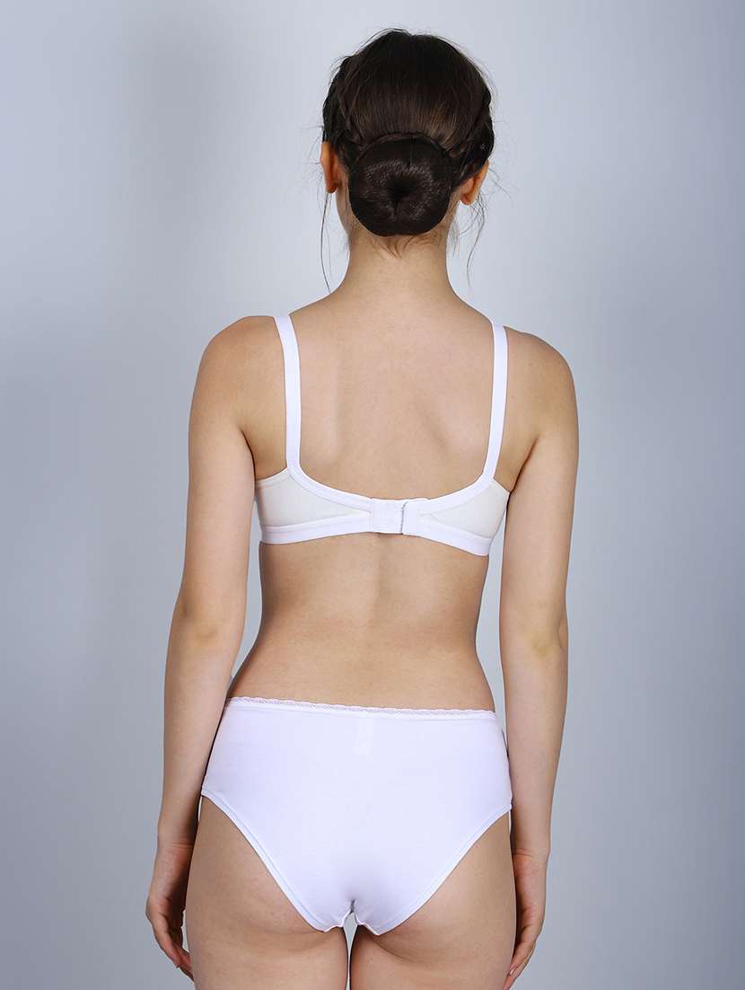 women pack of 2 solid full coverage bra - 22580812 -  Standard Image - 3
