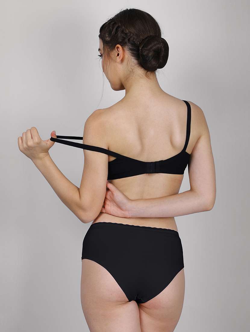 Women Pack Of 3 Solid Full Coverage Regular Bra - 22580817 -  Standard Image - 3