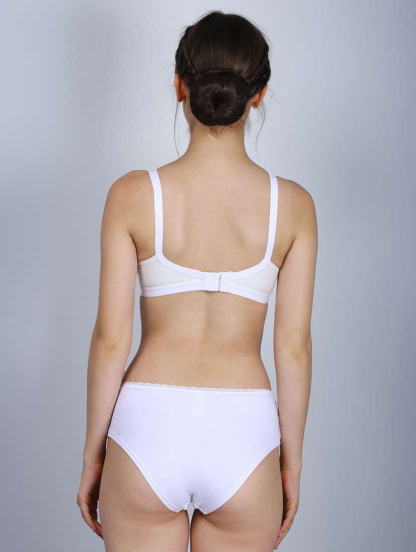 women pack of 3 solid full coverage bra - 22580819 -  Standard Image - 3