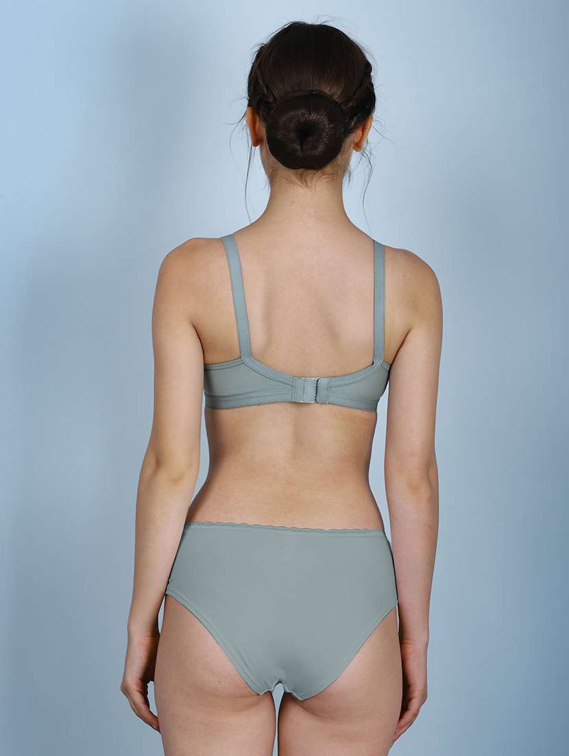 Women Pack Of 3 Solid Full Coverage Regular Bra - 22580825 -  Standard Image - 3