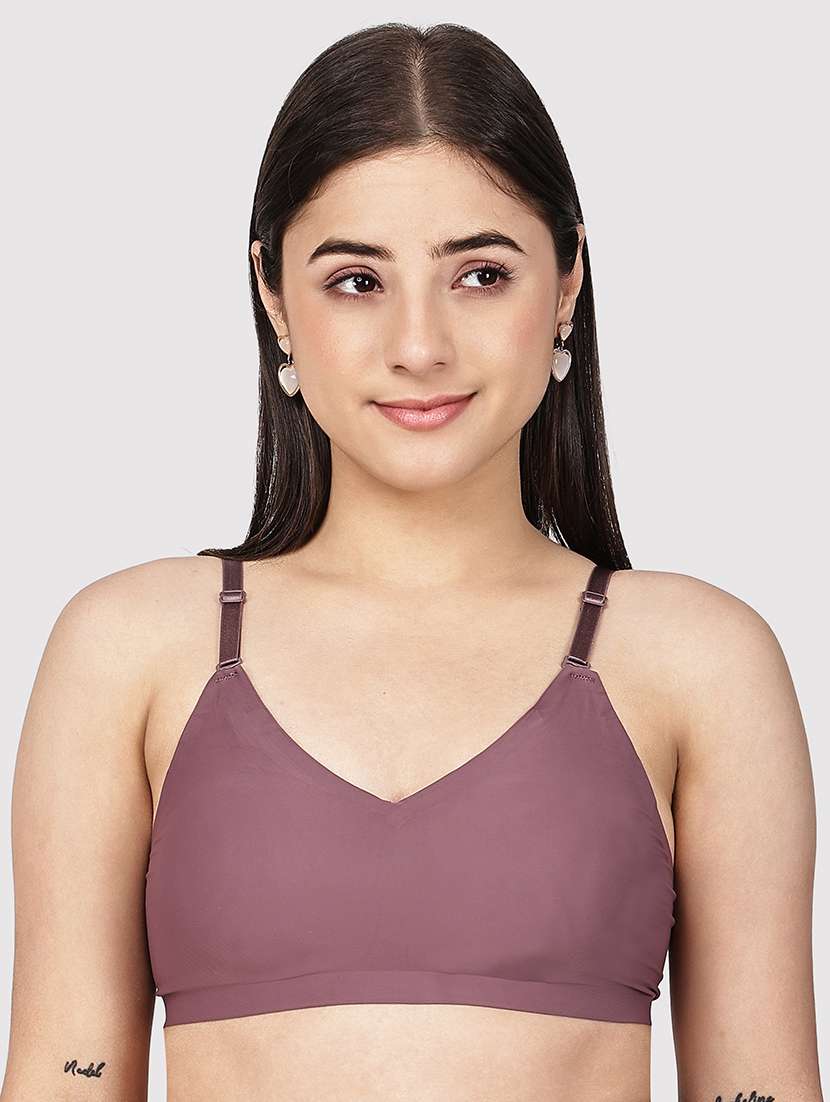 women solid full coverage regular bra