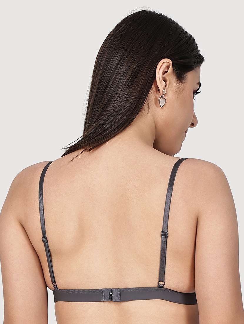Women Solid Half Coverage Bralette - 22580994 -  Standard Image - 3