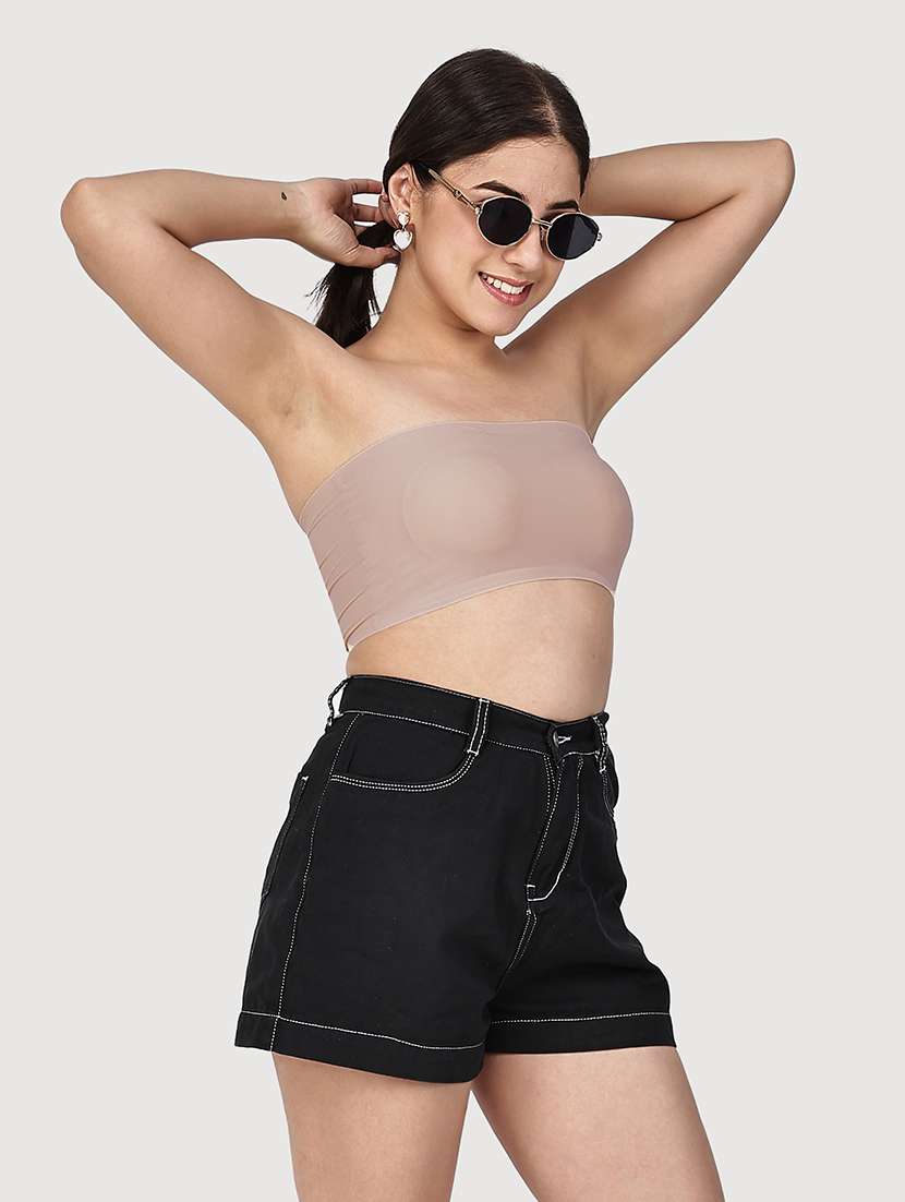 Women Solid Full Coverage Tube Bra - 22580998 -  Standard Image - 3