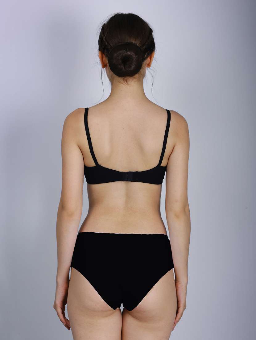 women pack of 3 solid full coverage bra - 22581023 -  Standard Image - 5