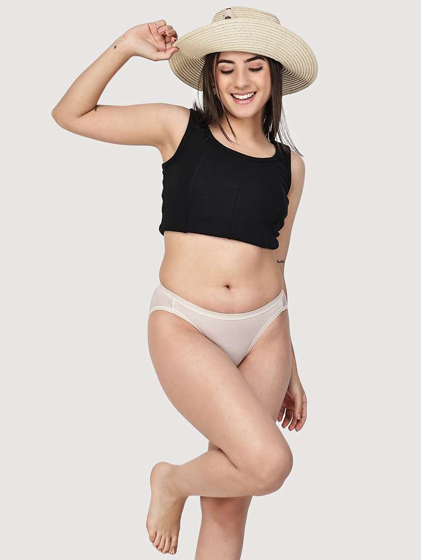 women pack of 2 solid mid rise regular panty - 22581246 -  Standard Image - 3