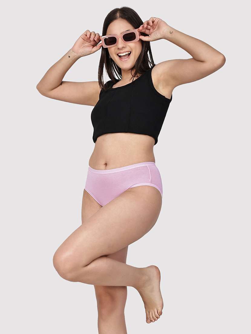 women pack of 2 solid mid rise hipster panty - 22581271 -  Standard Image - 3