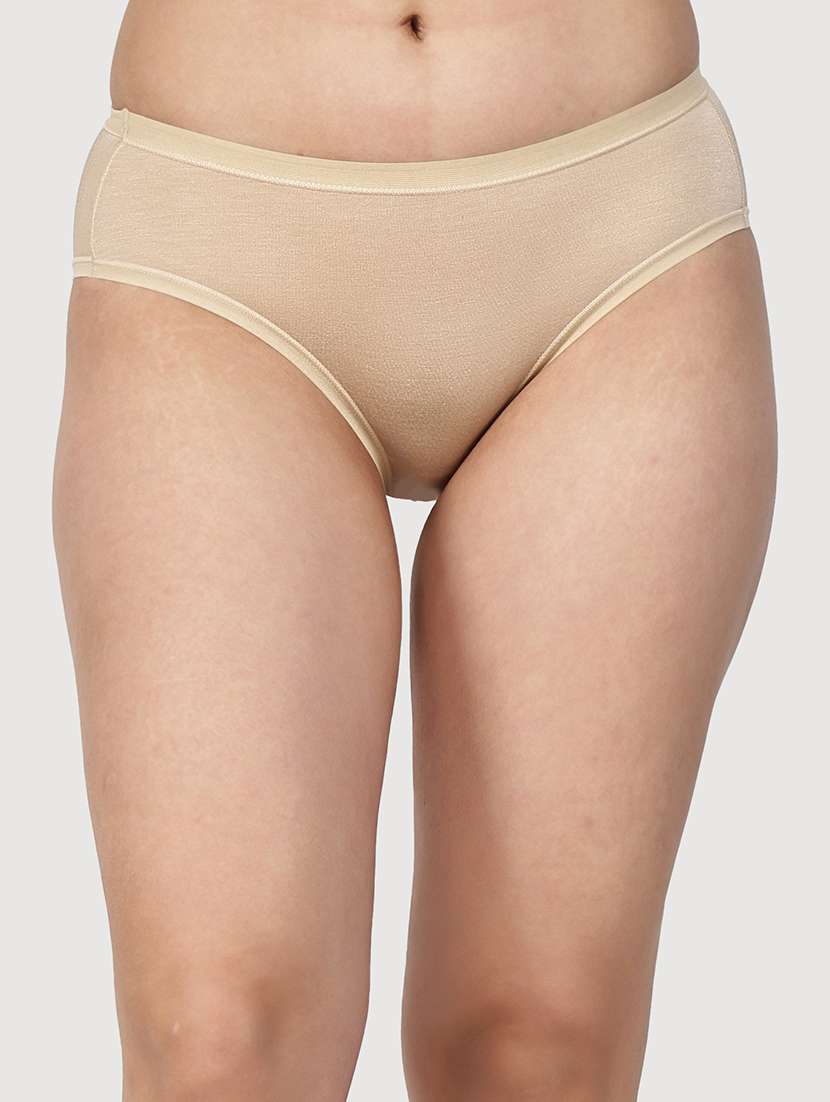 women solid mid rise hipster panty