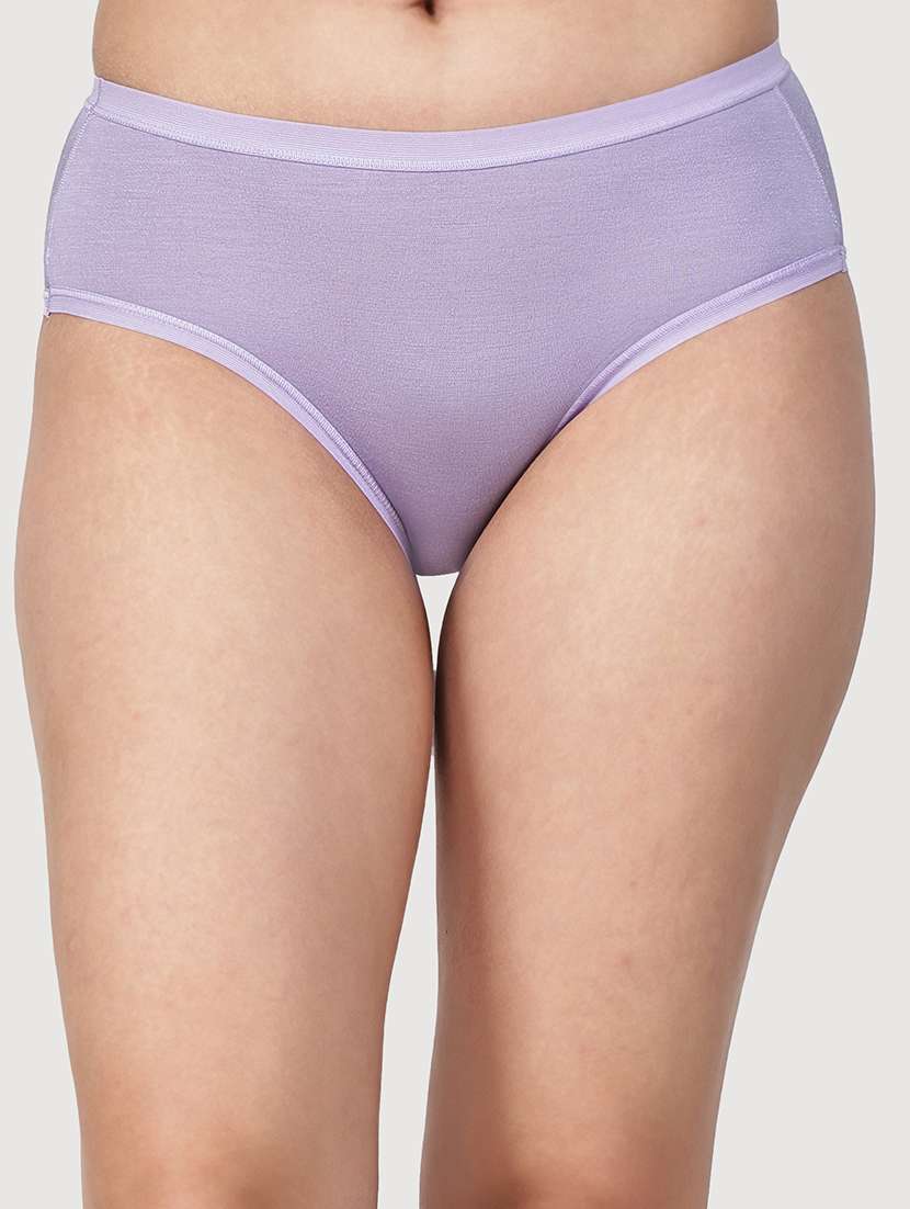 women solid mid rise hipster panty