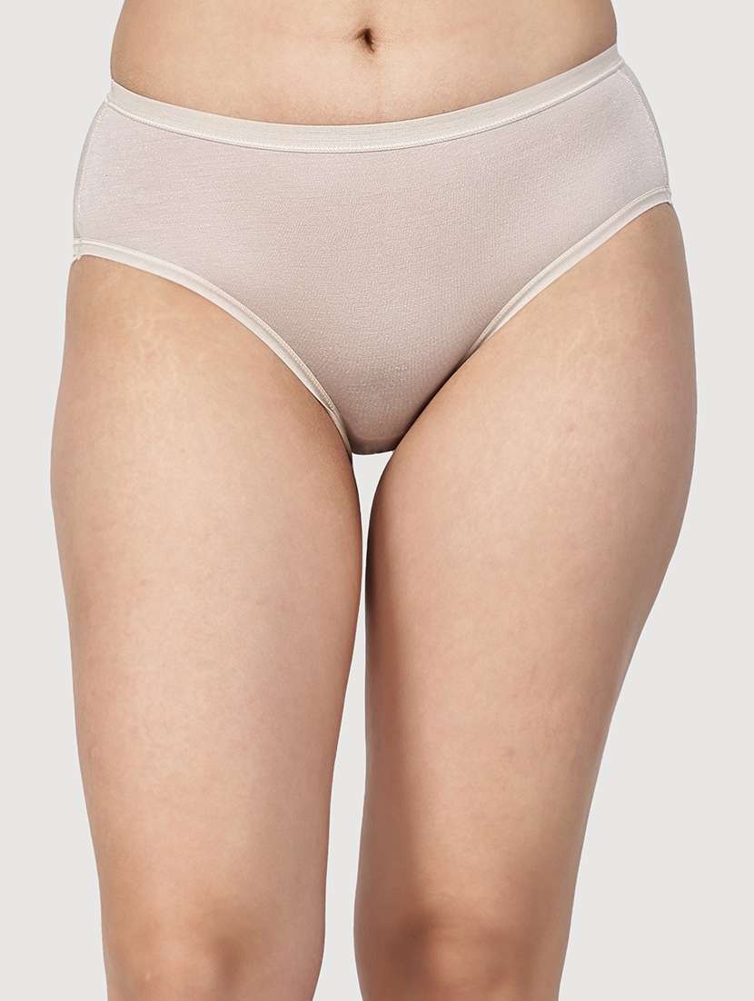women solid mid rise hipster panty