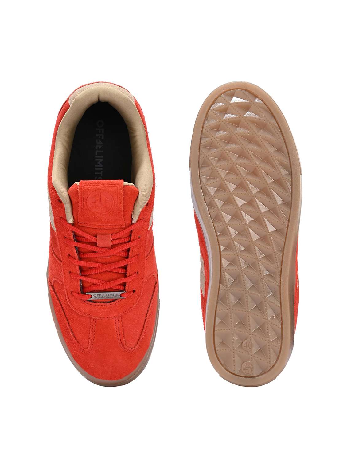 women solid lace up sneakers - 22581390 -  Standard Image - 3