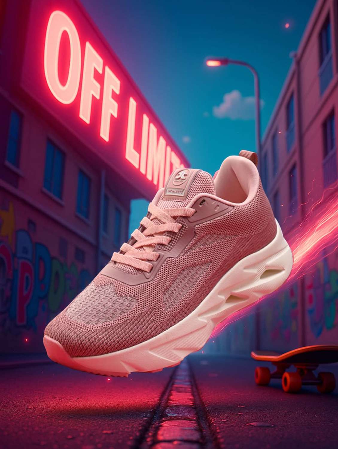 women textured lace up sports shoes