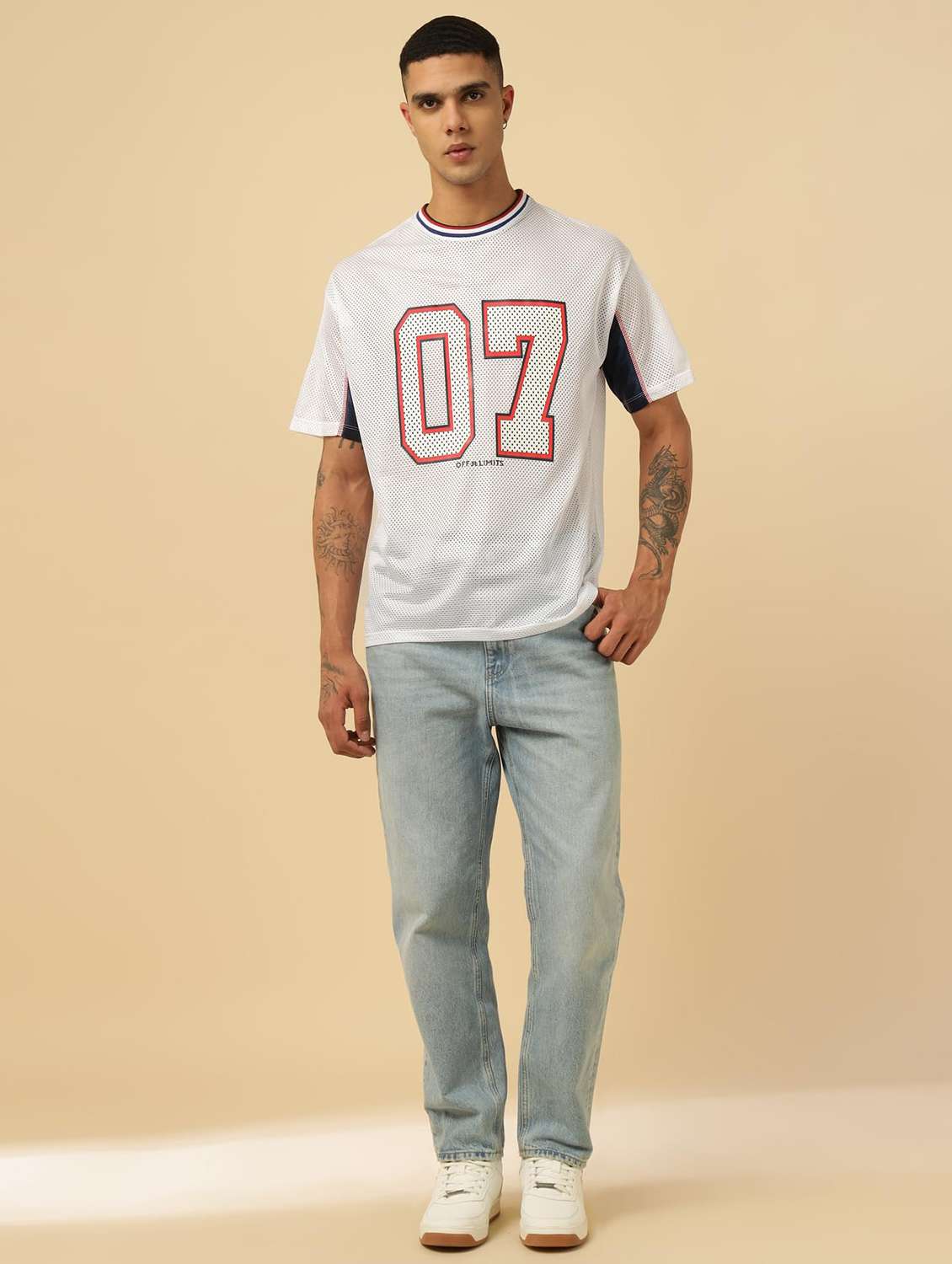 Men Printed Short Sleeves Relaxed Fit T-shirt - 22581779 -  Standard Image - 5