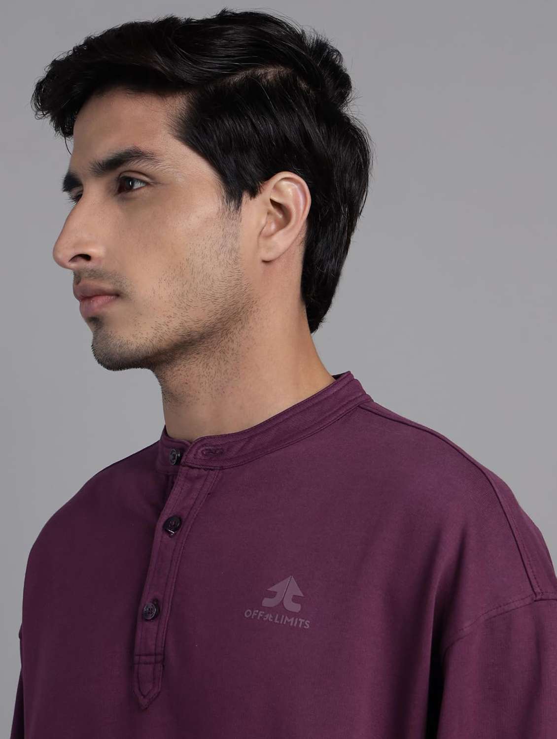 men solid long sleeves regular fit sweatshirt - 22581792 -  Standard Image - 5