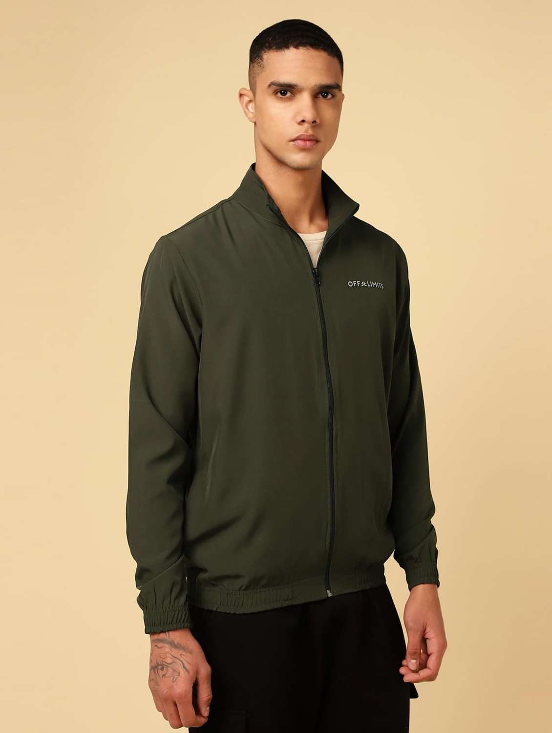 Men Solid Long Sleeves Regular Fit Jacket - 22581815 -  Standard Image - 3