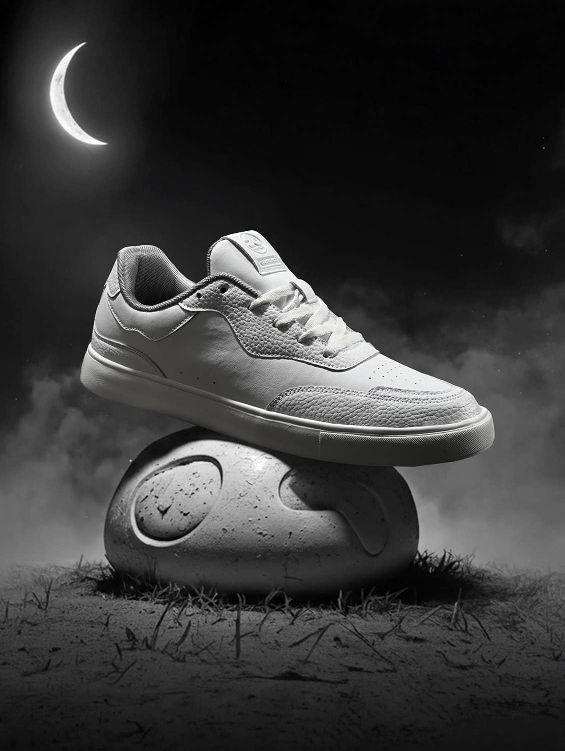 men solid lace up sneaker