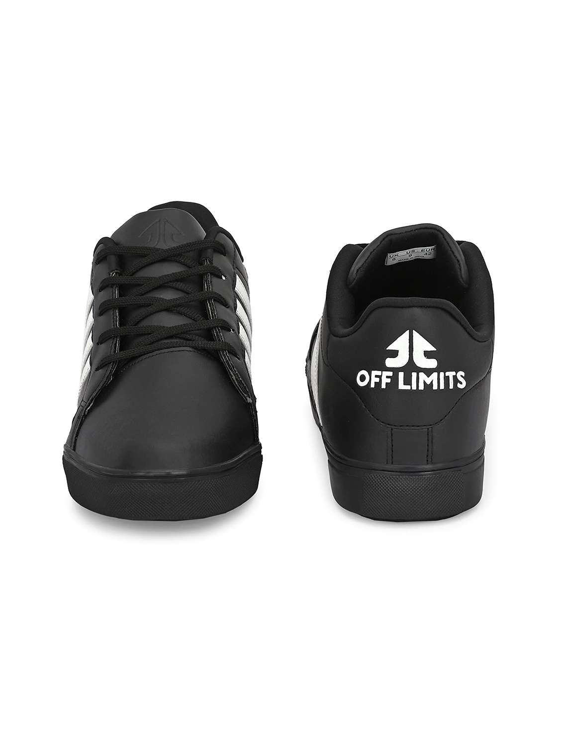 men striped lace up sneaker - 22581940 -  Standard Image - 3