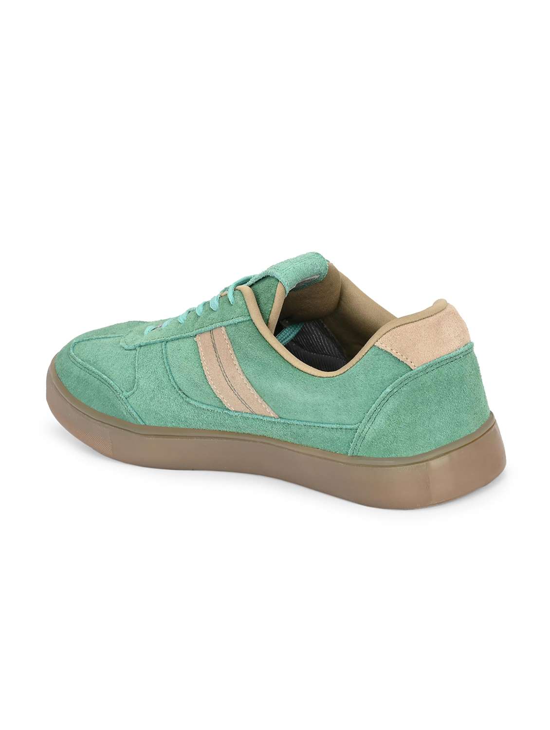 men striped lace up sneaker - 22581958 -  Standard Image - 3